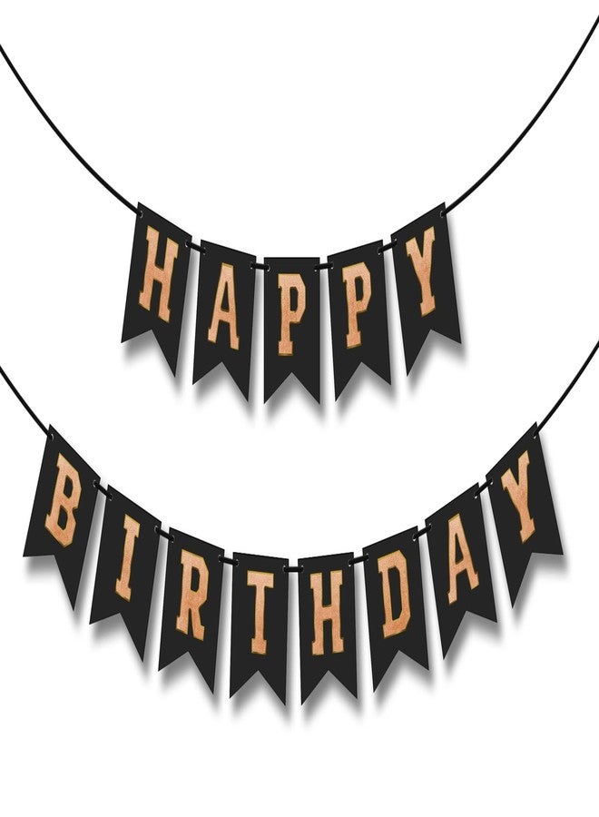 Arnavira Happy Birthday Banner/Bunting with Holographic 3d Effect For Kids, Boys, Girls, Wife, Husband Birthday Celebration Party (Pink) - Image 1